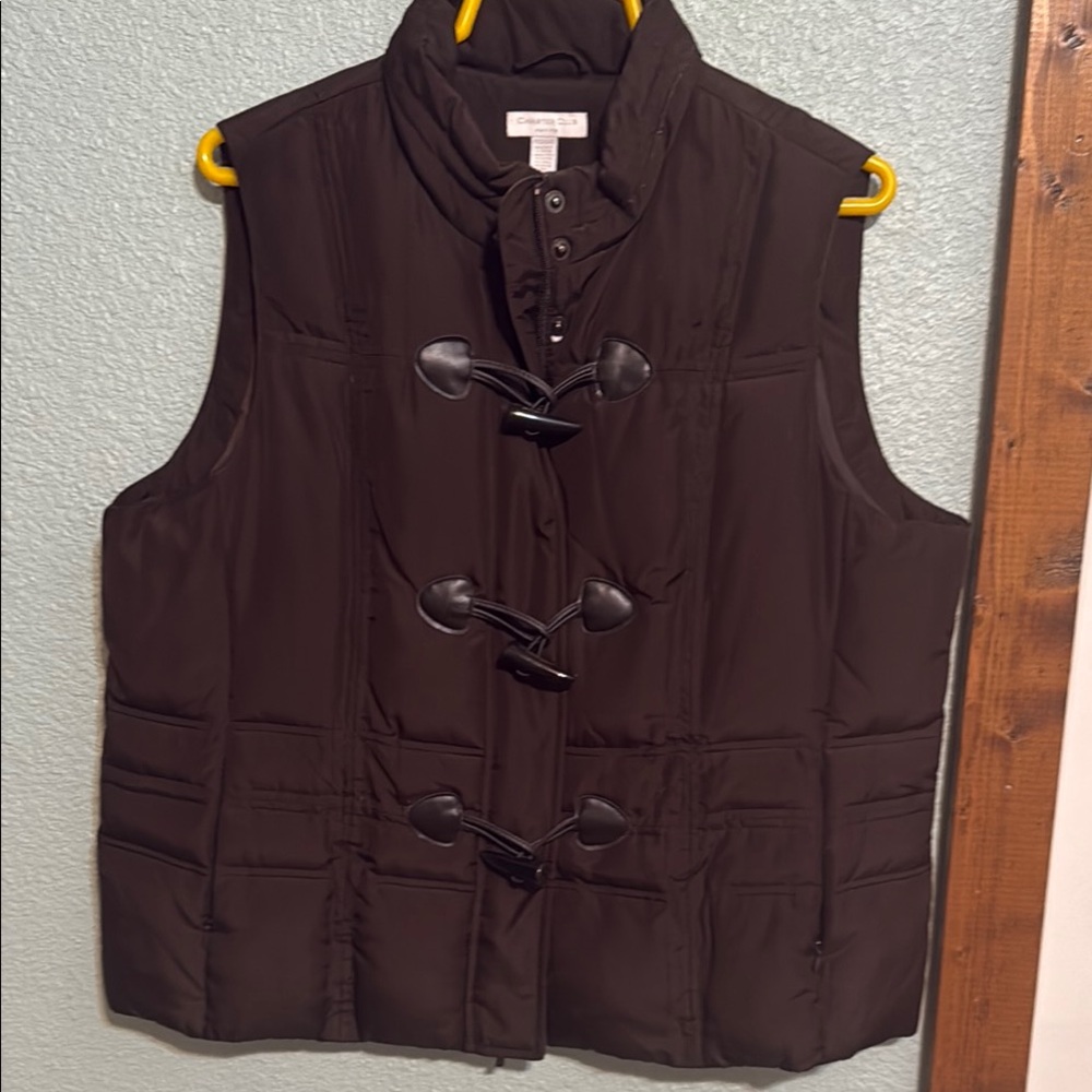 Charter Club  Women's Chocolate Brown  Puffer Vest